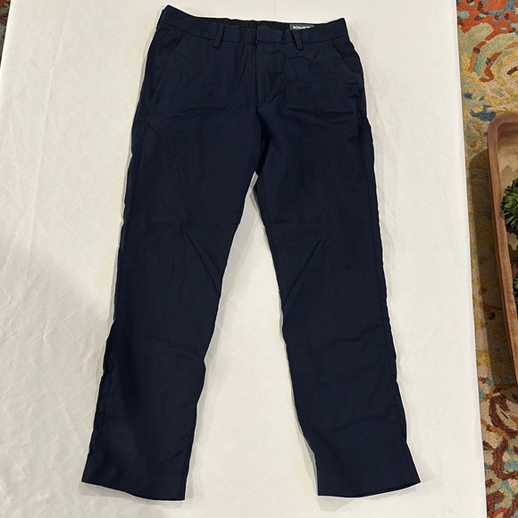 Bonobos Navy Blue Men's 97% wool trousers slacks‎ Pants size 30 slim fit EUC - Picture 1 of 5